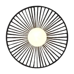 Настенный светильник (бра) Freya FR5405WL-01B2 (Черный)