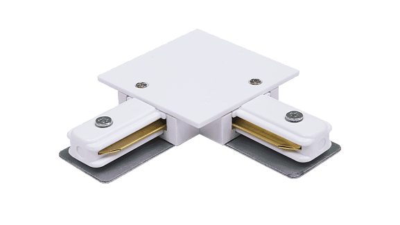 'L коннектор для однофазных встраиваемых трековыx систем, Белый,KXZ-RC-WH-L. Фото 5