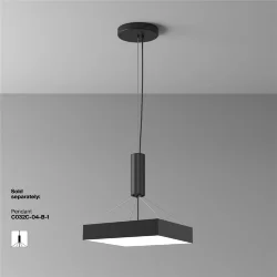 Потолочный светильник Зон / Zon 45 Вт 4000 К 120° (Черный) C032CL-45W4K-SQ-B