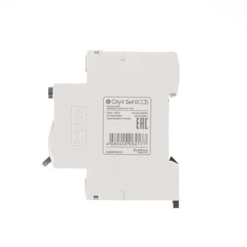 Выключатель дифференциального тока (УЗО) 2п 63А 100мА тип AC City9 Set 230В SE C9R56263 - фото 5