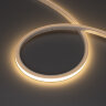 Светодиодная лента герметичная NOVA-TOP-PU-A120-16x15mm 24V Warm3500 (10 W/m, IP68, 3m, wire x1) (Arlight, Полиуретан) 050605 - фото