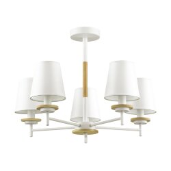 Люстра потолочная «LUMION» 4497/5C, дизайн: Кантри, серия: BETSY (крепление на планке)