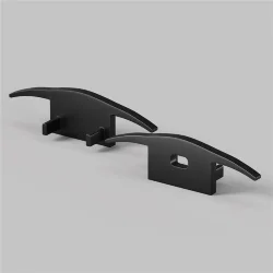 Комплект заглушек (для профиля ALM-3710-B-2M) 2 шт. 642086 (Черный)