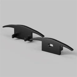 Комплект заглушек (для профиля ALM-3710-B-2M) 2 шт. ALM-3710-B-EC 642086 (Черный) 642086