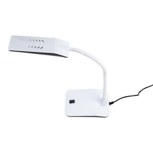 TLD-545 Black-White-LED-350Lm-3500K Светильник настольный, 4W, Механический выключатель, Черный с белым - фото 3