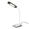 TLD-545 Black-White-LED-350Lm-3500K Светильник настольный, 4W, Механический выключатель, Черный с белым - фото 8