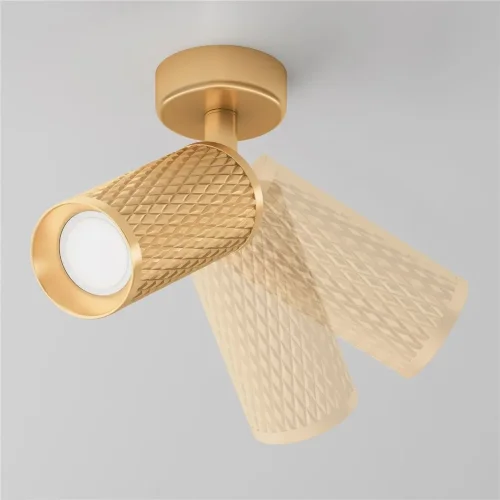 Потолочный светильник Focus Design GU10 1x10Вт (Матовое Золото) - фото 6