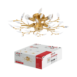 Люстра под лампу MODERN LORA-CL-4E14-GL 4хЕ14 золотой IN HOME