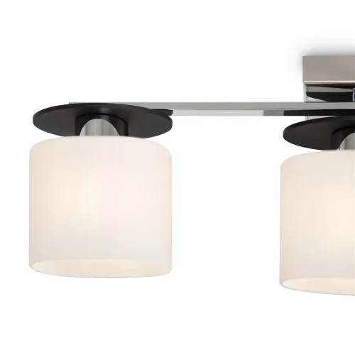 Светильники серии выполнены в современном стиле, арматура сделана из металла, а плафоны – из матового стекла. Благодаря своей небольшой высоте светильники Bice подходят для невысоких помещений. (Хром) - фото 21