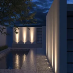 Встраиваемый светильник Tubo GU10х1 35Вт IP 65 (Серебро)