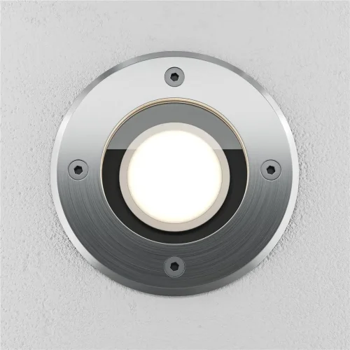 Встраиваемый светильник Тубо / Tubo GU10х1 35Вт IP 65 (Серебро) O043DL-01S - фото 6