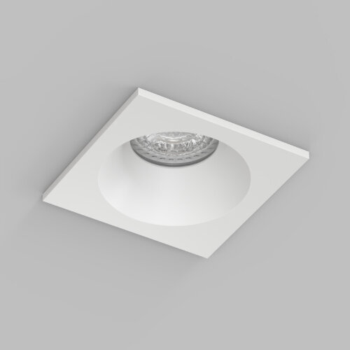 DK2131-WH Встраиваемый влагозащищённый светильник COVE, IP44, до 15 Вт LED, GU10, алюминий, белый. Фото 2