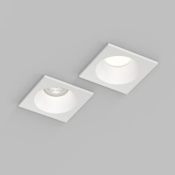 Встраиваемый влагозащищённый светильник COVE, IP44, до 15 Вт LED, GU10, алюминий, белый, Denkirs DK2131-WH