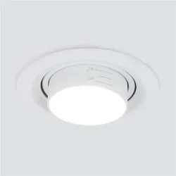 Встраиваемый точечный светодиодный светильник 9920 LED 15W 4200K белый (052463)