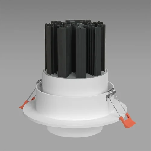 Встраиваемый точечный светодиодный светильник 9920 LED 15W 4200K белый - фото 6