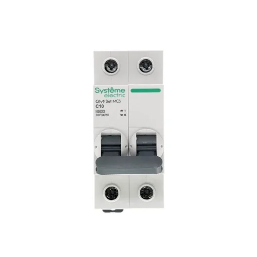 Выключатель автоматический модульный 2п C 10А 4.5кА City9 Set 230В SE C9F34210 - фото 5