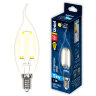 LED-CW35-13W-3000K-E14-CL PLS02WH Лампа светодиодная, Форма свеча на ветру, прозрачная, Серия Sky, Теплый белый свет 3000К. - фото 5