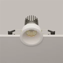 Встраиваемый светильник Омут / Dip 10 Вт 3000 К 50° (Белый) DL115-10W-3K-W