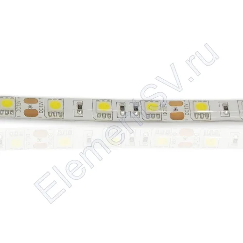 Светодиодная лента Standart class, 3528, 60led/m, Yellow, 12V, IP65 - фото 2.