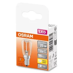 Лампа светодиодная филаментная для холодильника 2.8W/2700K E14 220V | LED Star 3Y FILAMENT | - OSRAM