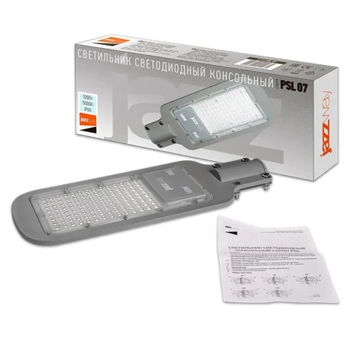 Светильник светодиодный PSL 07 100Вт 5000К IP65 AC180-260 уличный ДКУ Pro JazzWay 5041097 - фото 6