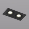 DK3022-BK Встраиваемый светильник, IP 20, 10 Вт, GU5.3, LED, черный, пластик. Фото 2