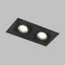 DK3022-BK Встраиваемый светильник, IP 20, 10 Вт, GU5.3, LED, черный, пластик.