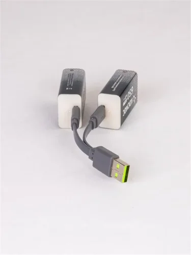 Аккумулятор крона Li-ion 9В 650мВт.ч (уп.2шт) КОСМОС KOCLi9V650mAh2B - фото