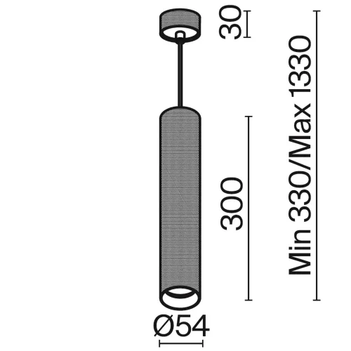 Подвесной светильник Ремесло / Artisan GU10х1 (Черный) P082PL-GU10-B - фото 12