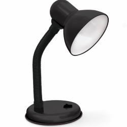 Светильник настольный под лампу на основании СНО 22Ч-E27 230В ЧЕРНЫЙ (с подвесом) IN HOME