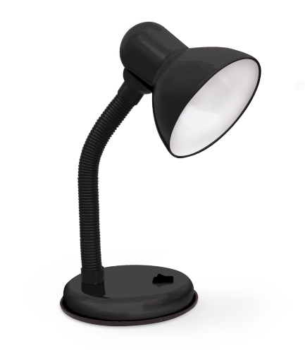 Светильник настольный под лампу на основании СНО 22Ч-E27 230В ЧЕРНЫЙ (с подвесом) IN HOME - Фото