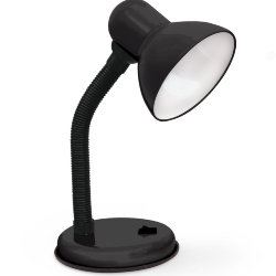 Светильник настольный под лампу на основании СНО 22Ч-E27 230В ЧЕРНЫЙ (с подвесом) IN HOME