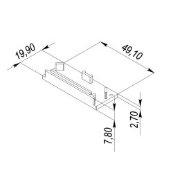 Заглушка для LC-LPSH-2080