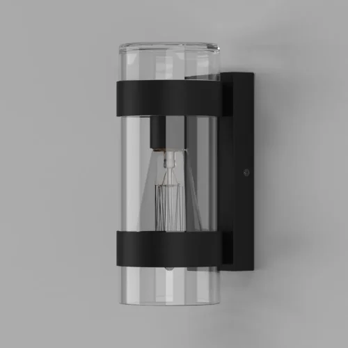 Уличный настенный светильник Falcon 35167/D черный - фото 4