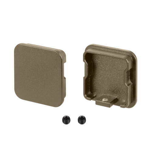 Заглушка LINE-D-3030 SQUARE OLIVE GREY (Arlight, Металл) - фото 1