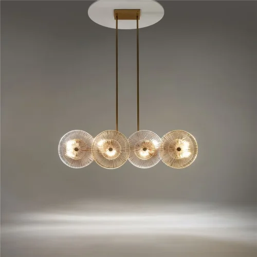 Подвесной светильник Aster E14х8 (Золото) - фото 5