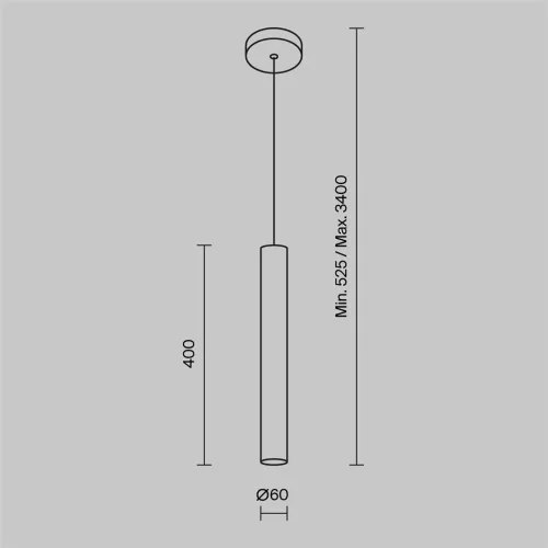 Подвесной светильник Pro Focus GU10x1 (Черный) - фото 5