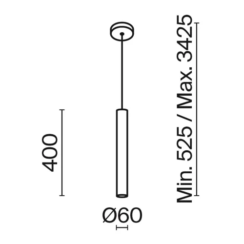 Подвесной светильник Pro Focus GU10x1 (Черный) - фото 6