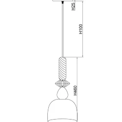 Подвесной светильник Freya FR5148PL-01GR (Латунь) FR5148PL-01GR