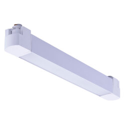 ULB-Q284 20W-4000K WHITE Светильник-прожектор светодиодный трековый, Линейный, Поворотный, 1600 Лм, Белый свет 4000K, Корпус белый