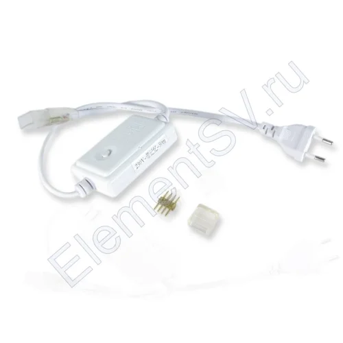 Шнур с контроллером для RGB ленты 220V 220B - фото.