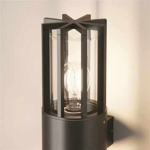 Настенный светильник (бра) Barrel E27x2 15Вт IP 54 (Графит) - фото 4