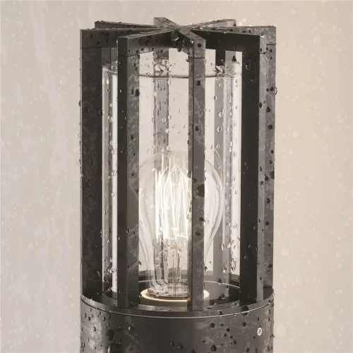 Настенный светильник (бра) Barrel E27x2 15Вт IP 54 (Графит) - фото 5