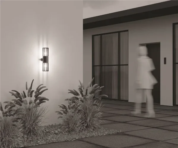 Настенный светильник (бра) Barrel E27x2 15Вт IP 54 (Графит) - фото 7