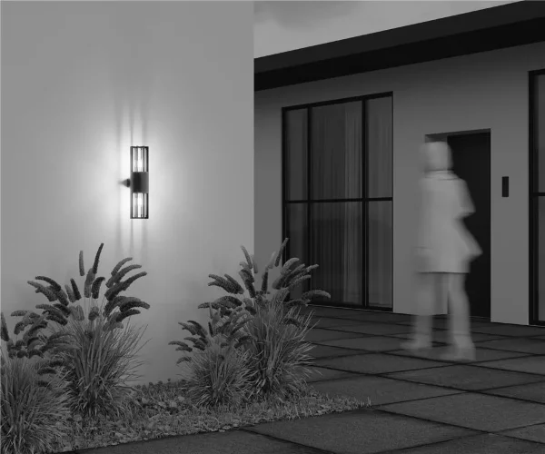 Настенный светильник (бра) Barrel E27x2 15Вт IP 54 (Графит) - фото 13