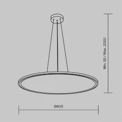 Подвесной светильник Cosmos 4000К 54Вт (Белый)