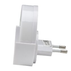 DTL-316 Круг-White-Sensor Светильник-ночник, С фотосенсором день-ночь, Белый