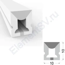 Cиликоновая оболочка T1010 S4 (10*10mm, pcb 6mm)