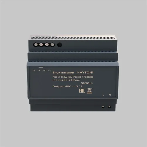 Источник напряжения PSL016 48В 150Вт IP 20 831006 (Черный) - фото 6