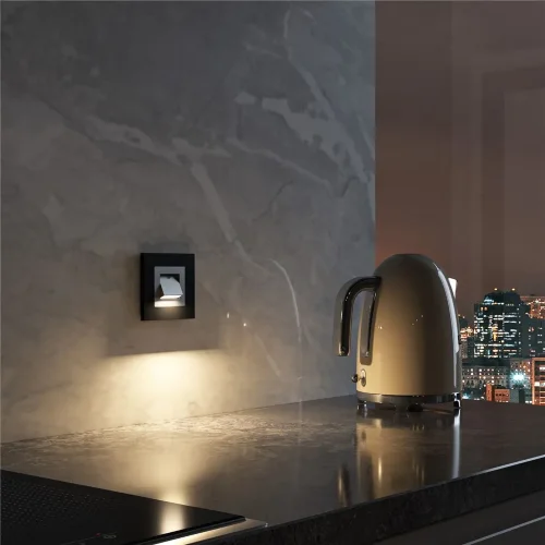 Поворотная встраиваемая LED подсветка Turn (серебряный) W1154706 - фото 2